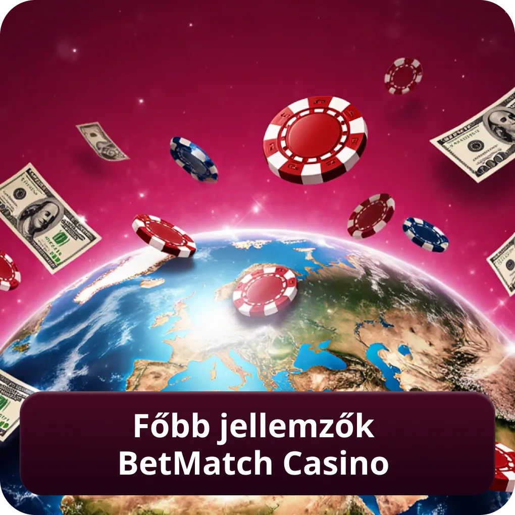 Főbb jellemzők Betmatch casino
